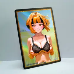 GARDENIA Waifu Anime Card LIMITED 1/1 Custom TCG Holo Goddess Story ACG T11768 - Image 2