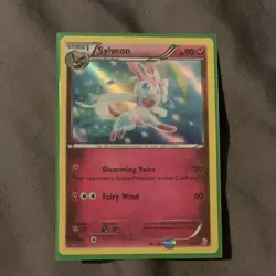 Pokemon TCG Sylveon 30/30 XY Trainer Kit 2014 Holo Rare Card Mint Condition - Image 1