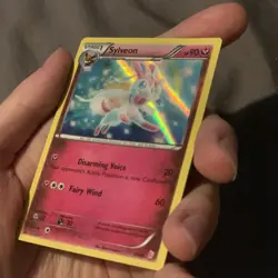 Pokemon TCG Sylveon 30/30 XY Trainer Kit 2014 Holo Rare Card Mint Condition - Image 4