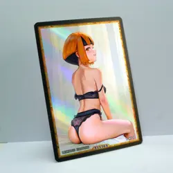 GARDENIA Waifu Anime Card LIMITED 1/1 Custom TCG Holo Goddess Story ACG T11765 - Image 2