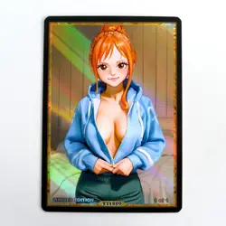 NAMI Waifu Anime Card LIMITED 1/1 Custom TCG Holo Goddess Story ACG T11800 - Image 1