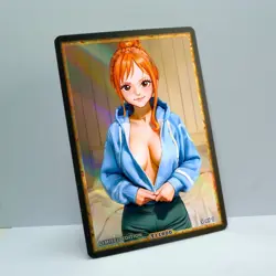 NAMI Waifu Anime Card LIMITED 1/1 Custom TCG Holo Goddess Story ACG T11800 - Image 2