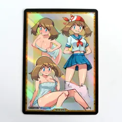MAY Waifu Anime Card LIMITED 1/1 Custom TCG Holo Goddess Story ACG T11793 - Image 1