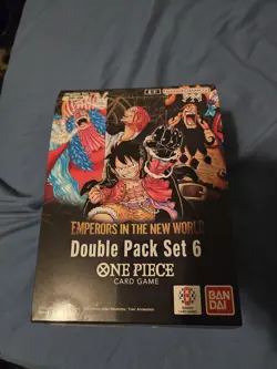 One Piece Card Double Pack Set Volume 6 Display Emperors in the New World OP09 - Image 1