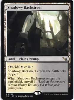 Shadowy Backstreet R Murders at Karlov Manor 268 NM - Image 1