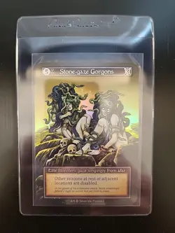 Stone-Gaze Gorgons Sorcery Contested Realm Alpha Elite Foil - Image 1