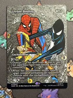 Leyline Binding Borderless Mythic MTG Spider-Man Magic The Gathering 0002 - Image 2