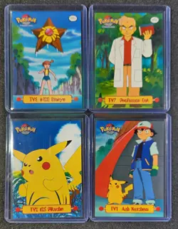 Pokemon TV Animated Edition Topps Cards - Lot of 4 - Image 1