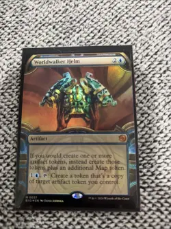 Worldwalker Helm (Showcase) Outlaws of Thunder Junction: the Big Score Foil - Image 1