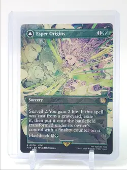 ESPER ORIGINS 2025 MAGIC MTG FINAL FANTASY BORDERLESS RARE HOLO Q1300 - Image 2