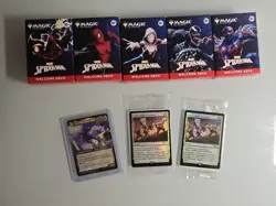 Magic The Gathering NYCC Spider Man Welcome Decks FULL SET (5) And Promos (3) - Image 1