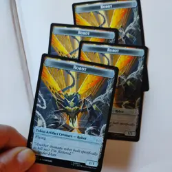 MTG Spider-Man TOKEN Robot #0006 Food #0005 PLAYSET X4 - Image 2