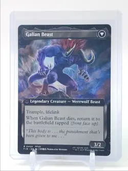 GALIAN BEAST 2025 MAGIC MTG FINAL FANTASY EXTENDED ART RARE Q1300 - Image 1