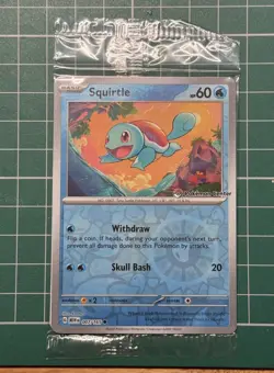Squirtle 007/165 Pokemon Center Stamped 151 Promo Sealed - Image 1