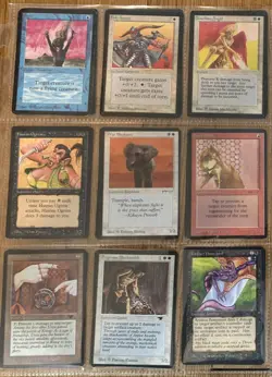 Over 300 Old School Vintage Magic The Gathering Alpha Beta Unlimited Arabian - Image 2