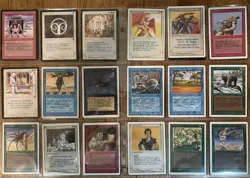 Over 300 Old School Vintage Magic The Gathering Alpha Beta Unlimited Arabian - Image 4