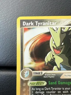 DARK TYRANITAR Non Holo 19/109 EX Team Rocket Returns Pokemon Card 2004 NM - Image 2