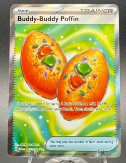 Pokemon Mega Evolution Ultra Rare | Buddy-Buddy Poffin | Item Full Art 167/132 - Image 1