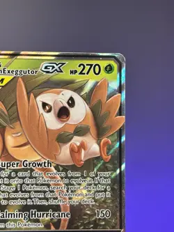 Pokemon SM - Unified Minds Rowlet & Alolan Exeggutor Tag Team GX 1/236 - Image 3