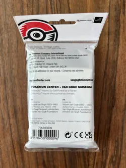 Pokemon Center x Van Gogh Smeargle Painter 65 Sleeves NEW In-Hand! - Image 2