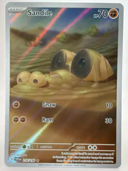 Pokemon TCG - Sandile 216/198 Sv01: Scarlet & Violet Base Set Holo - Image 1