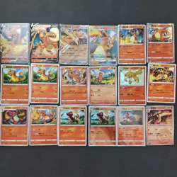 Pokemon TCG Charizard Charmander Charmeleon Master Ball Holo 18 Lot FM - Image 1