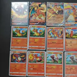 Pokemon TCG Charizard Charmander Charmeleon Master Ball Holo 18 Lot FM - Image 2