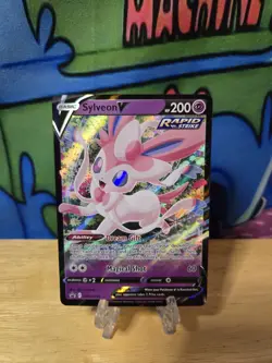 Sylveon V - SWSH202 - Black Star Promo - Pokemon Card - NM/M With Top Loader!!!! - Image 1