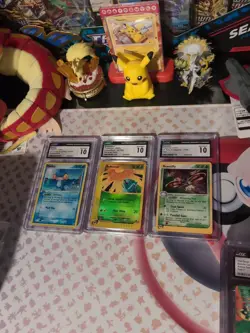 Lot Of 3 CGC Graded Pokemon Cards VERY RARE - Image 1