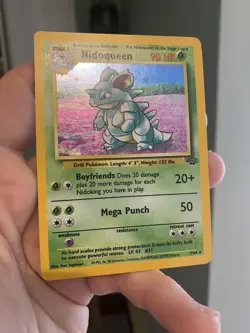 Nidoqueen 7/64 - Pokemon TCG Jungle - Vintage WOTC Holo Rare - MP - Image 3