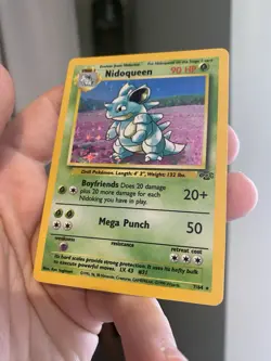 Nidoqueen 7/64 - Pokemon TCG Jungle - Vintage WOTC Holo Rare - MP - Image 5