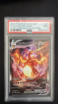 Pokemon TCG Charizard VMAX SWSH261 Sword & Shield Promo Card PSA 9 - Image 1