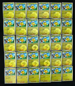 2025 Pokemon TCG S.Chinese Poke Ball Holo 0701/09 0702/09 Captain Pikachu Lot 30 - Image 1