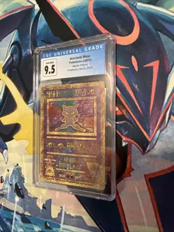 CGC 9.5 MINT+ Ancient Mew 2000 Movie Promo Pokemon Vintage Card - Image 1