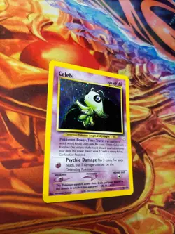 Pokemon WOTC Neo Revelation Unlimited Celebi 3/64 Double Holo Rare - Image 2
