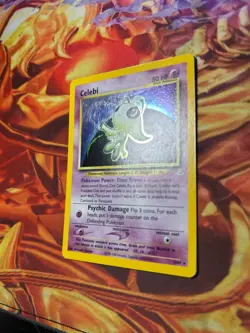 Pokemon WOTC Neo Revelation Unlimited Celebi 3/64 Double Holo Rare - Image 3