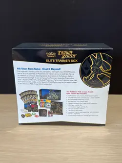 POKEMON CROWN ZENITH FACTORY SEALED ELITE TRAINER BOX ETB - Image 2