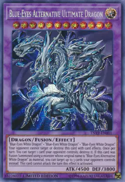 Yugioh! Blue-Eyes Alternative Ultimate Dragon - TN19-EN001 - Prismatic Secret Ra - Image 1