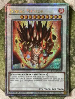 YuGiOh JURRAC METEOR Quarter Century Secret Rare RA04-EN139 - Image 2