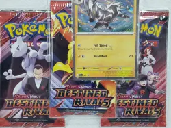 Pokemon TCG: Destined Rivals Zebstrika 3-Pack Blister Display IN HAND Freepost - Image 2