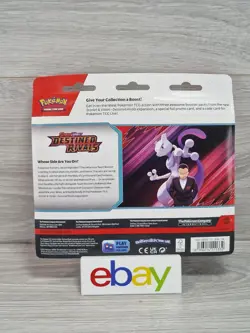 Pokemon TCG: Destined Rivals Zebstrika 3-Pack Blister Display IN HAND Freepost - Image 4