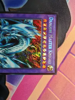 Yu-Gi-Oh! TCG Dragon Master Knight LCKC-EN065 Secret Rare Holo Bleed Near Mint - Image 2