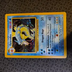 Gyarados 6/102 Base Set Rare Holo Pokemon Card WOTC 1999 Light Play - Image 1