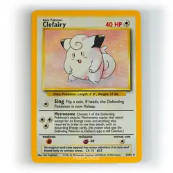 Pokemon - Clefairy Holo - 5/102 - Base Set - Rare Card - NM - Image 1