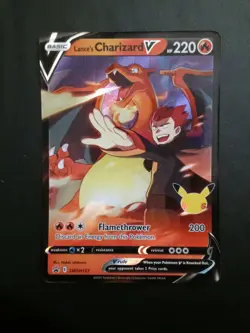 Lance's Charizard V SWSH133 Pokemon Celebrations 25th Anniversary Promo TCG Nm/M - Image 1