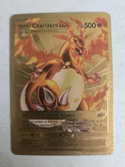 Pokemon M Charizard EX Gold Foil TCG Card - Image 1