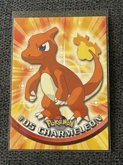 Charmeleon #05 Topps TV Animation Pokemon Card - Image 1