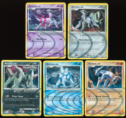 Pokemon TCG Holo lot - 5 Different Type Arceus Holos - 5 Card lot - Arceus holo - Image 1