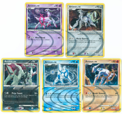 Pokemon TCG Holo lot - 5 Different Type Arceus Holos - 5 Card lot - Arceus holo - Image 2
