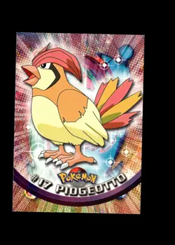 Pidgeotto : 1999 Topps Pokemon TV Animation Black Logo Card #17 + FREE Ship - Image 1